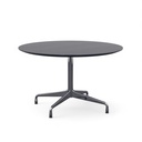 Sitzungstisch Vitra Eames (Schwarz, Normal gebraucht)