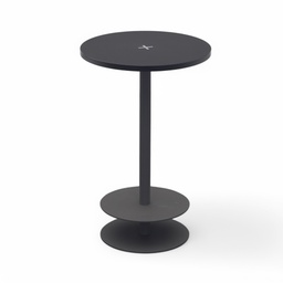 Steh-Bistrotisch Linoleum Schwarz (Normal gebraucht)