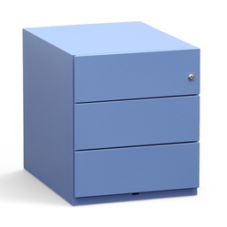 Rollcontainer Bisley Note (Sehr gut, Hellblau, ohne Schlüssel)