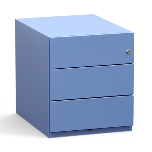 Rollcontainer Bisley Note (Sehr gut, Hellblau, ohne Schlüssel)