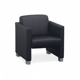 Fauteuil lounge en cuir Girsberger (Bon)