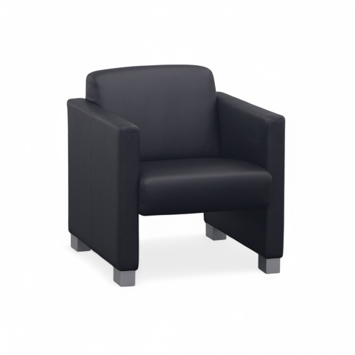 Fauteuil lounge en cuir Girsberger (Bon)