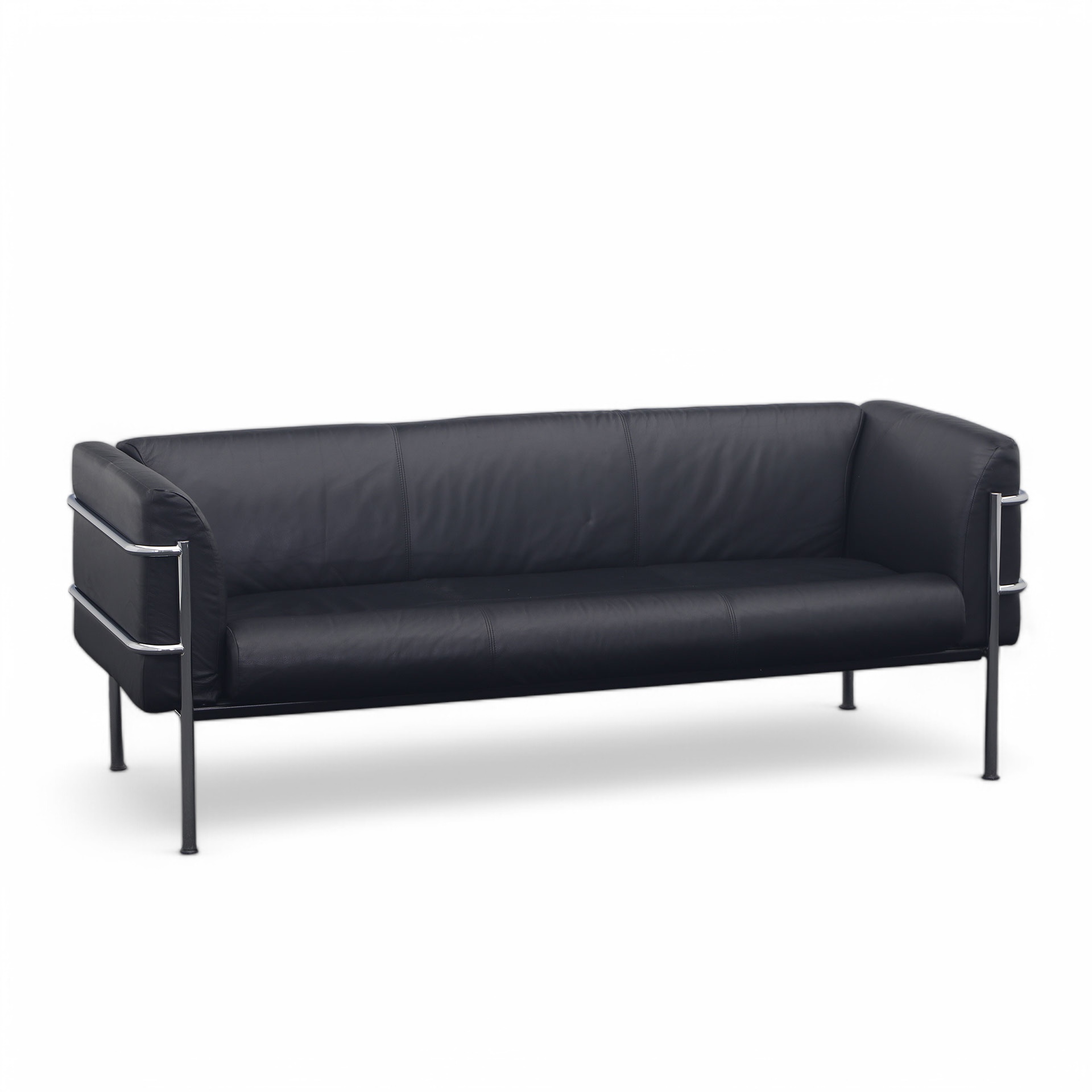 Mid Century Ledersofa KEBE (Normal Gebraucht)