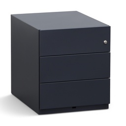Rollcontainer Bisley Note (Schwarz, Neu, mit Schlüssel)