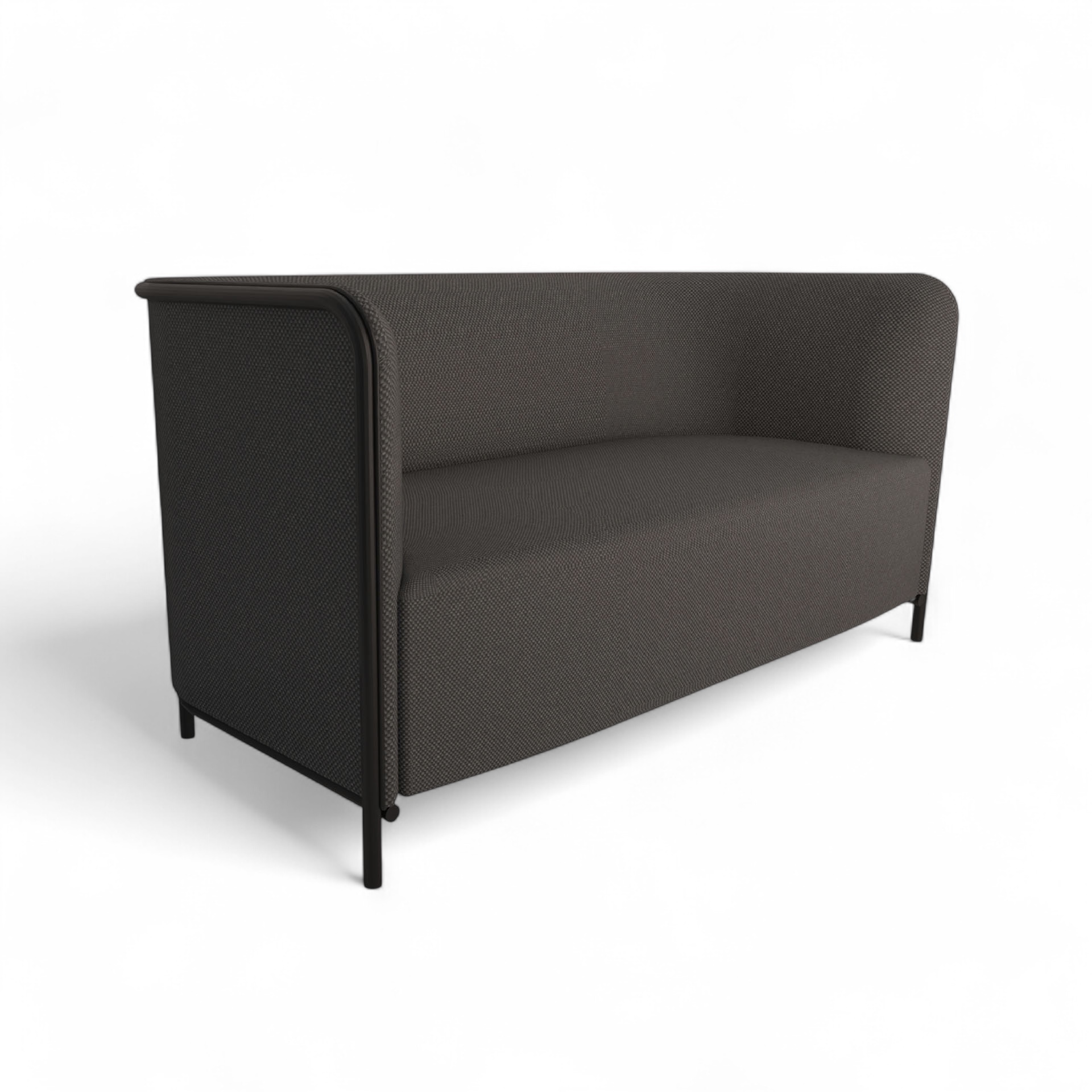 Image of 2-Sitzer Lounge Sofa Gaber Place 150.0 x 78.0 x 78.0 cm, Anthrazit/Schwarz, Neu