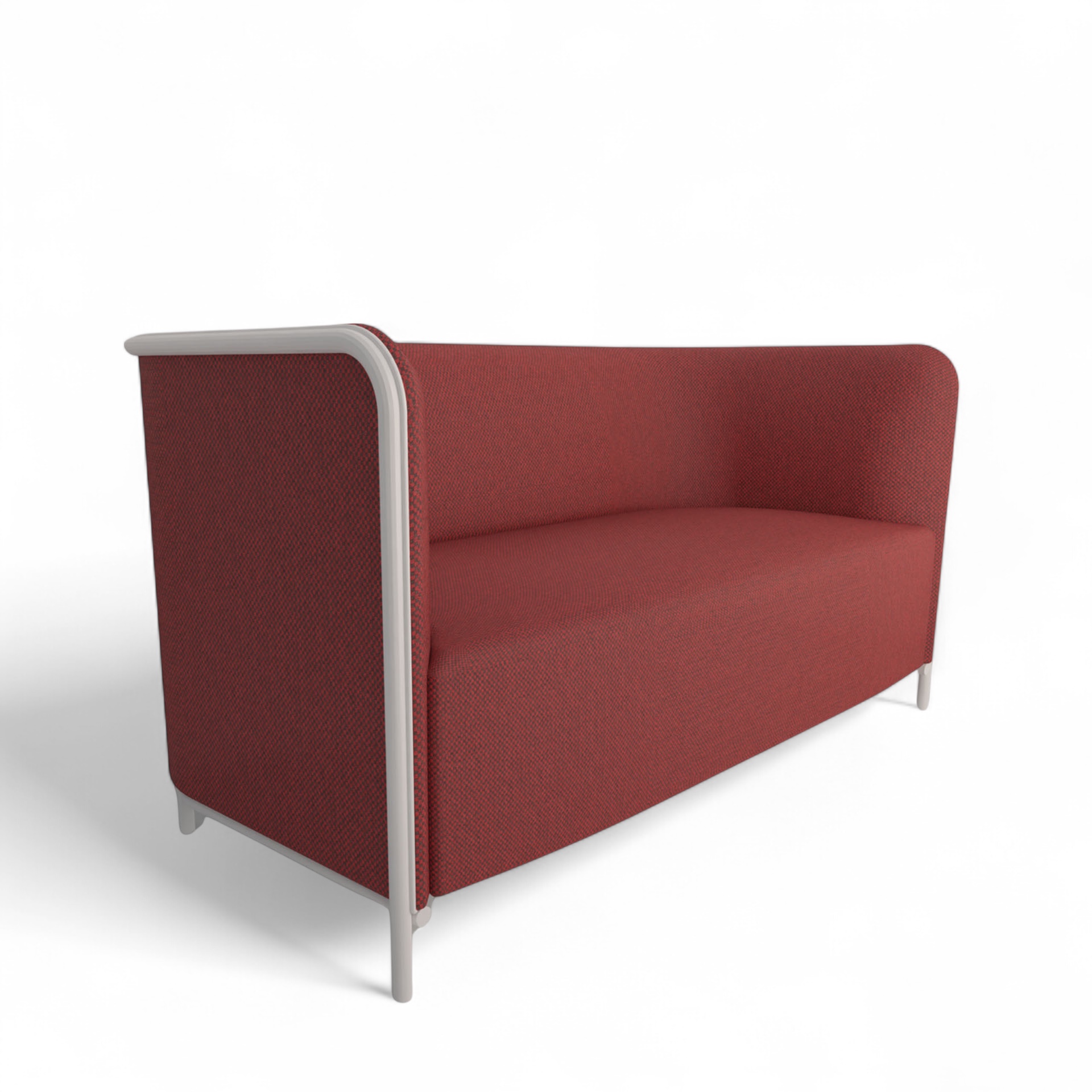 Image of 2-Sitzer Lounge Sofa Gaber Place 150.0 x 78.0 x 78.0 cm, Rot/Weiss, Neu