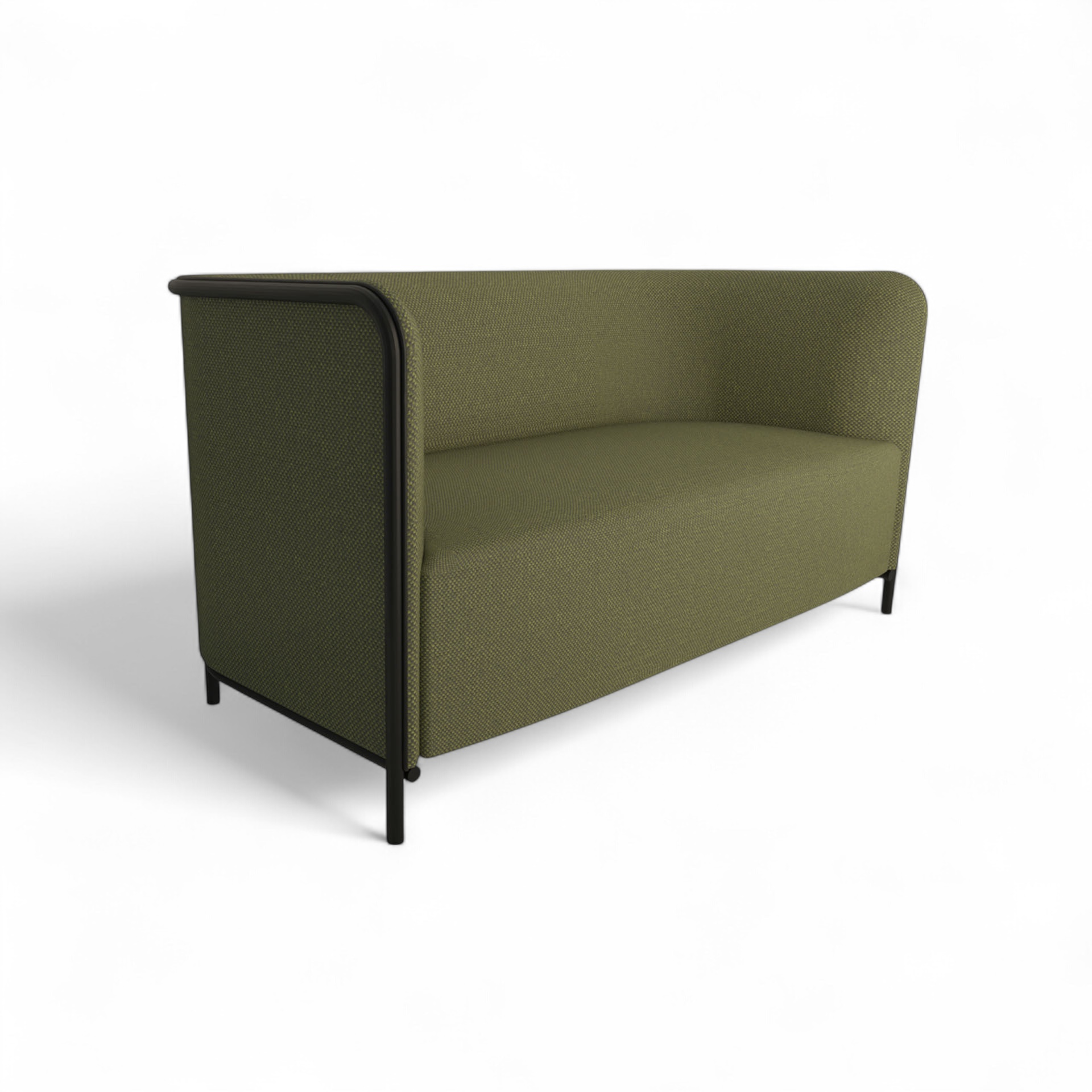 Image of 2-Sitzer Lounge Sofa Gaber Place 150.0 x 78.0 x 78.0 cm, Grün/Schwarz, Neu