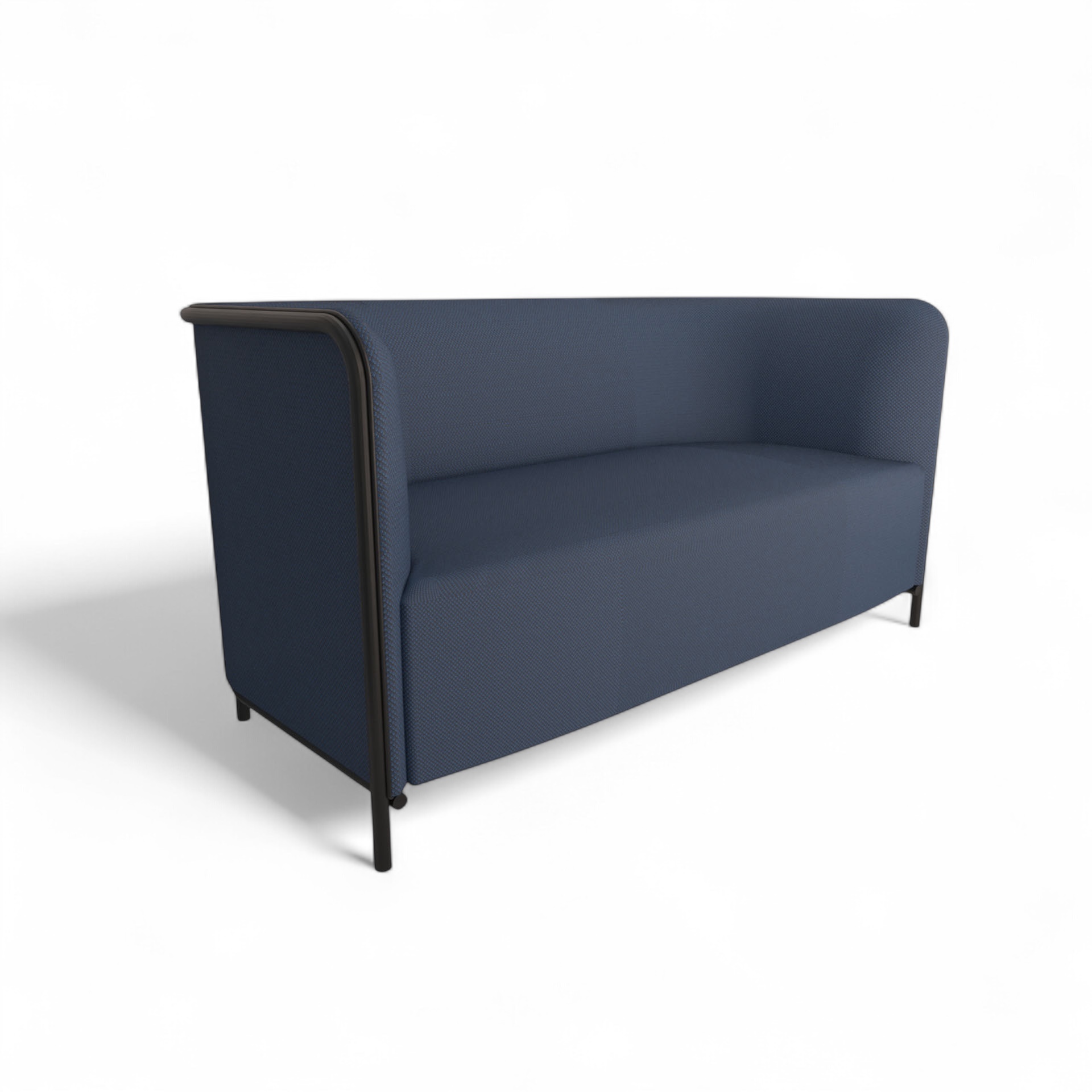 Image of 2-Sitzer Lounge Sofa Gaber Place 150.0 x 78.0 x 78.0 cm, Blau/Schwarz, Neu