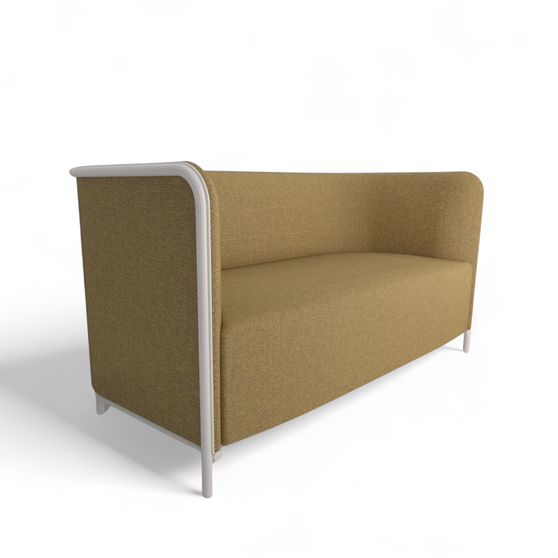 Image of 2-Sitzer Lounge Sofa Gaber Place 150.0 x 78.0 x 78.0 cm, Gelb/Weiss, Neu