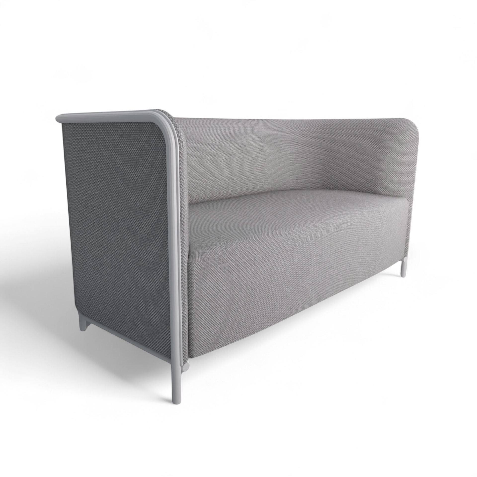 Image of 2-Sitzer Lounge Sofa Gaber Place 150.0 x 78.0 x 78.0 cm, Grau/Weiss, Neu