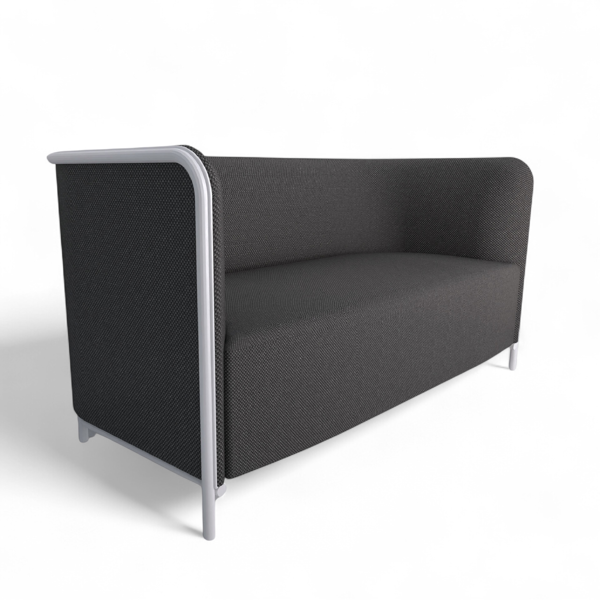Image of 2-Sitzer Lounge Sofa Gaber Place 150.0 x 78.0 x 78.0 cm, Anthrazit/Weiss, Neu