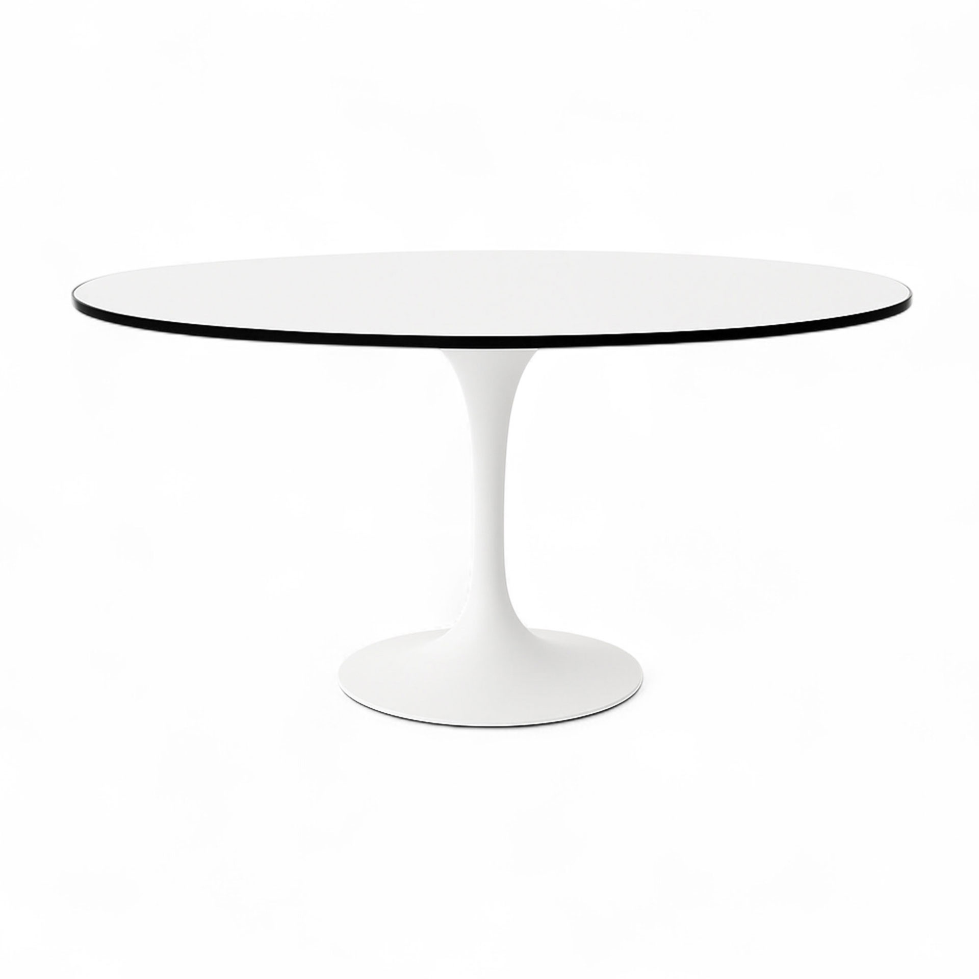Image of Besprechungstisch Gaber Saturno 140x140 cm, Weiss/Weiss, Rund, Neu, Tisch - Hochwertig & langlebig
