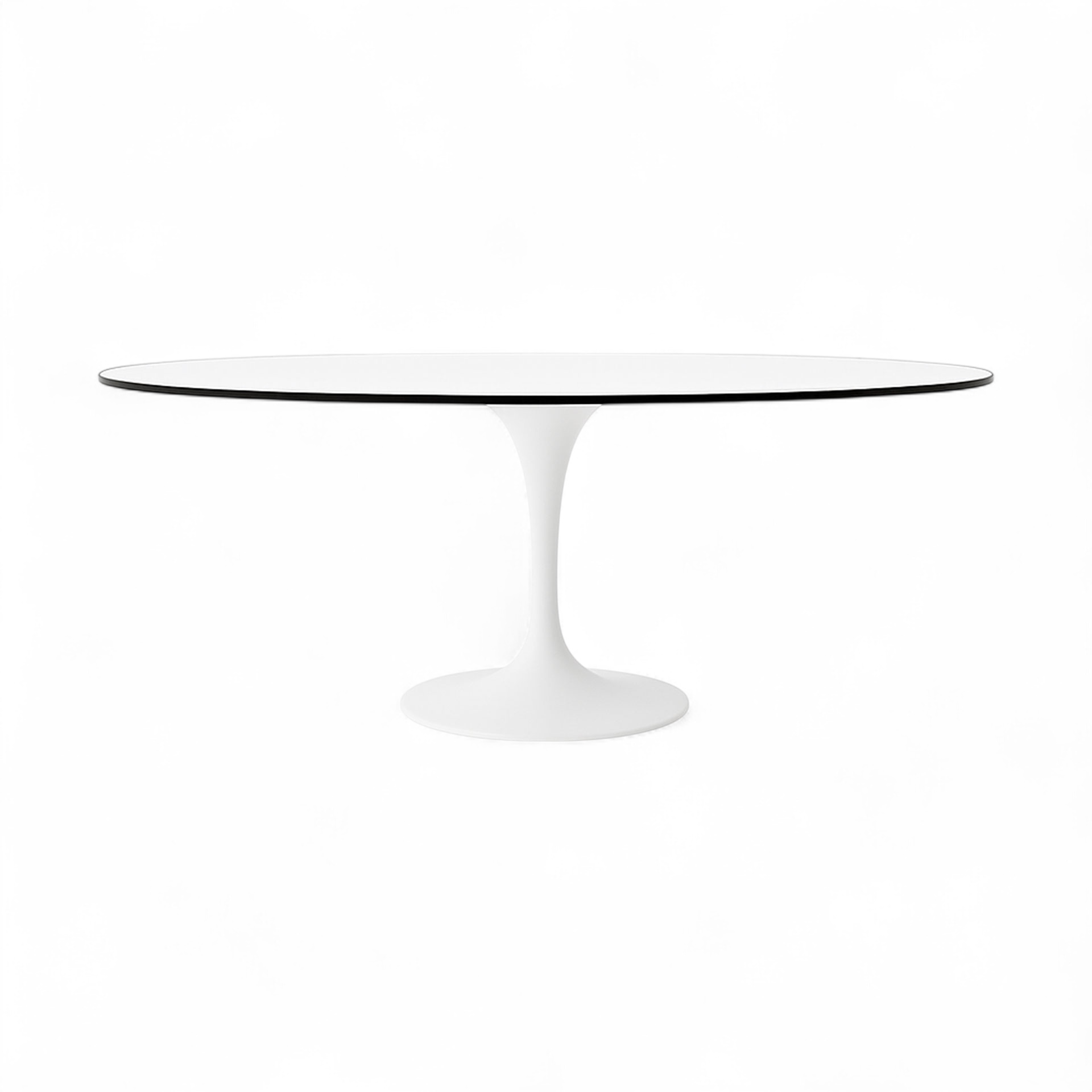 Image of Besprechungstisch Gaber Saturno 160x160 cm, Weiss/Weiss, Rund, Neu, Tisch - Hochwertig & langlebig