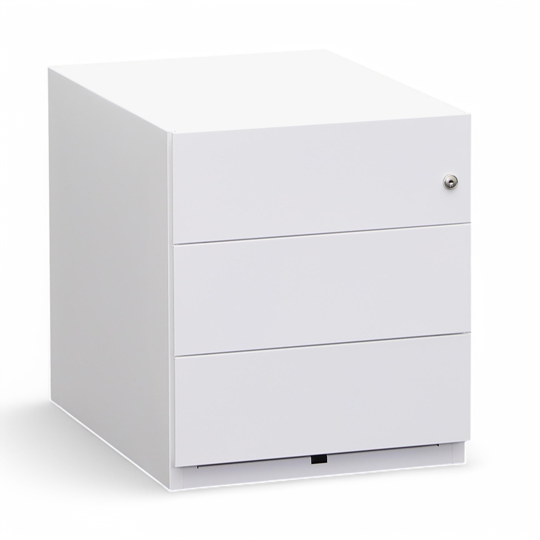 Conteneur roulant Bisley Note, Blanc, avec des tiroirs, Nouveau - parfait pour un bureau moderne