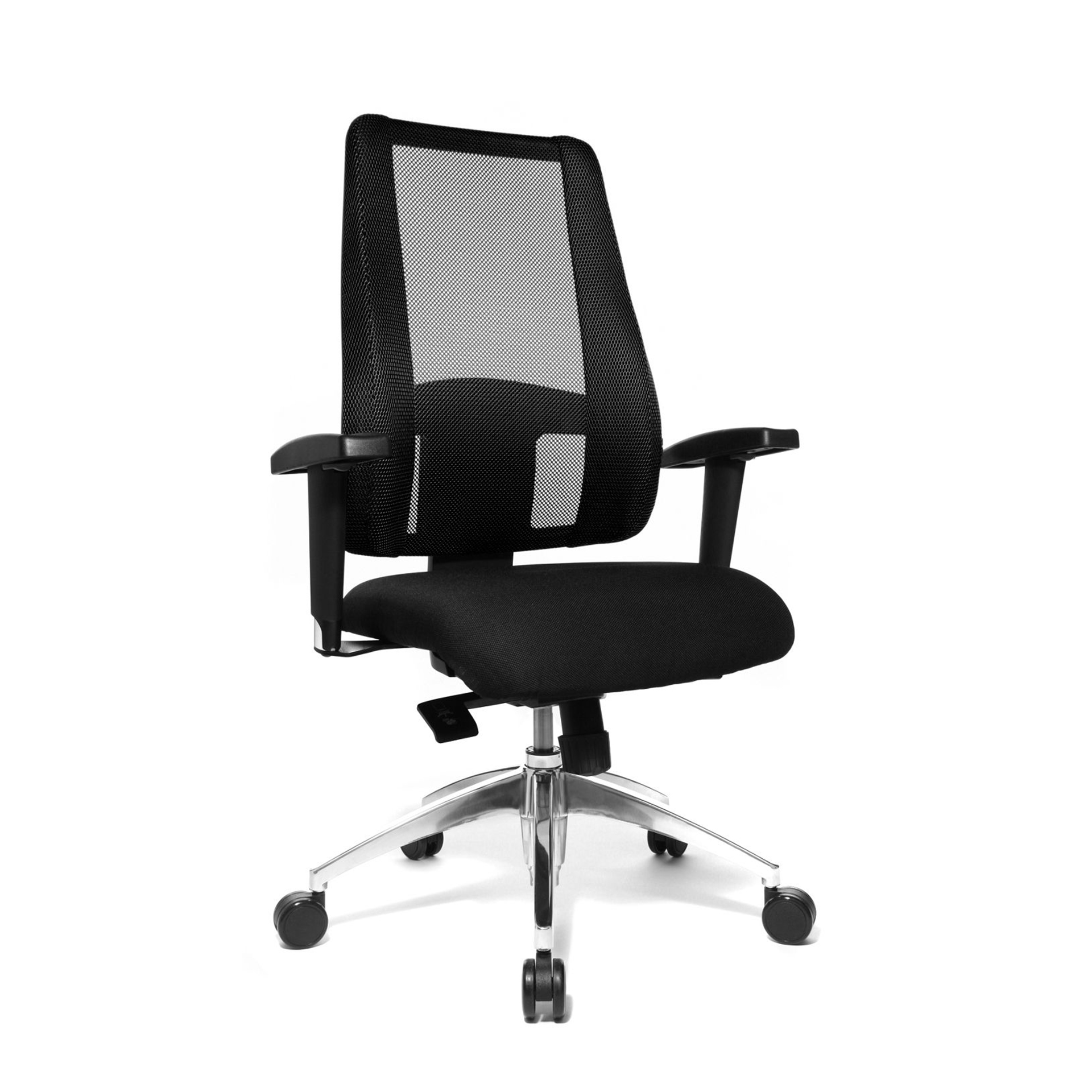 Office swivel chair Topstar Lady Sitness Deluxe (Black, New, 2D armrests)
