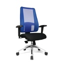 Bürodrehstuhl Topstar Lady Sitness Deluxe (Neu, Blau, mit 2D Armlehnen)