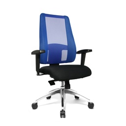 Bürodrehstuhl Topstar Lady Sitness Deluxe (Neu, Blau, mit 2D Armlehnen)