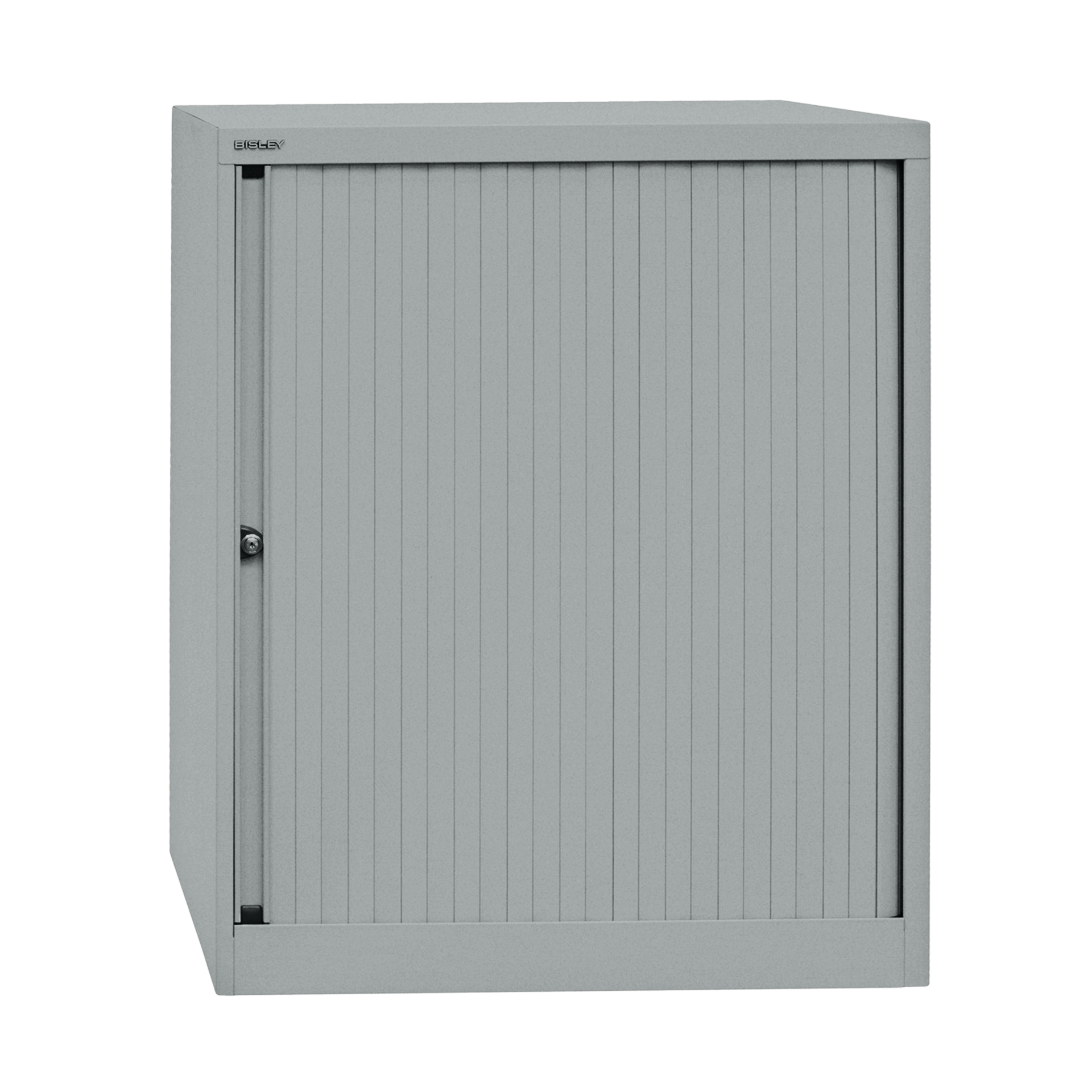Armoire à volet roulant Bisley EuroTambour, 2 Dossier haut, 80.0 x 43.0 cm, Gris argenté, Nouveau - Rangement efficace