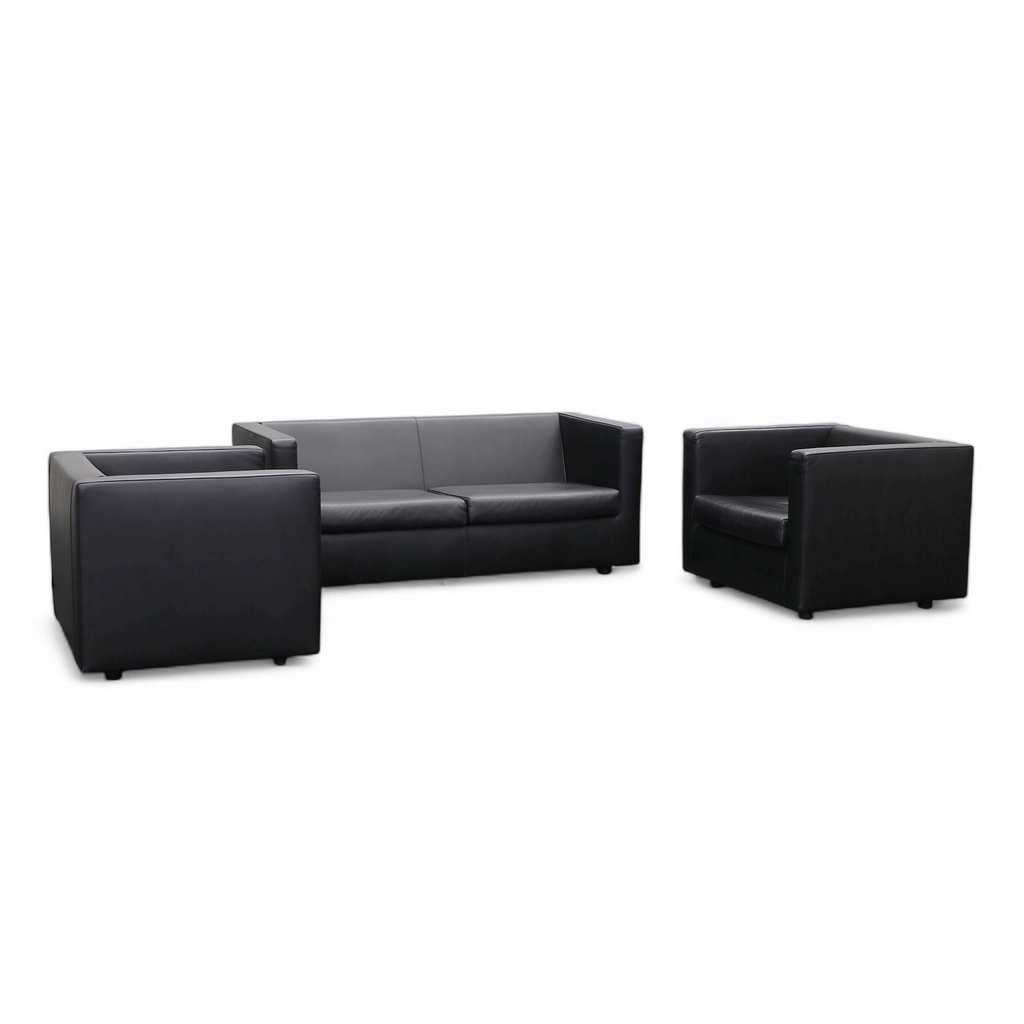 Ledersofa Set Fluidum Atelier Alinea (Normal gebraucht)