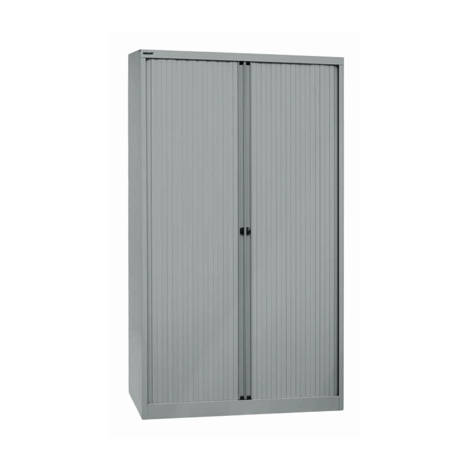 Armoire à volet roulant Bisley EuroTambour, 5 Dossier haut, 120.0 x 43.0 cm, Gris argenté, Nouveau - Rangement efficace