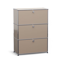 Highboard USM Haller mit Glasdeckplatte (Sehr gut, mit Transportschloss)