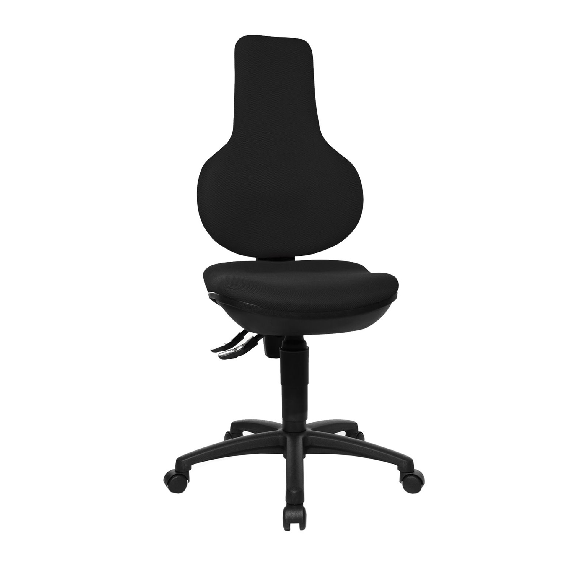 Bürostuhl Topstar Ergo Point P ohne Armlehnen, Schwarz/Schwarz, Neu, Ergonomischer Stuhl - ideal für flexibles Arbeiten