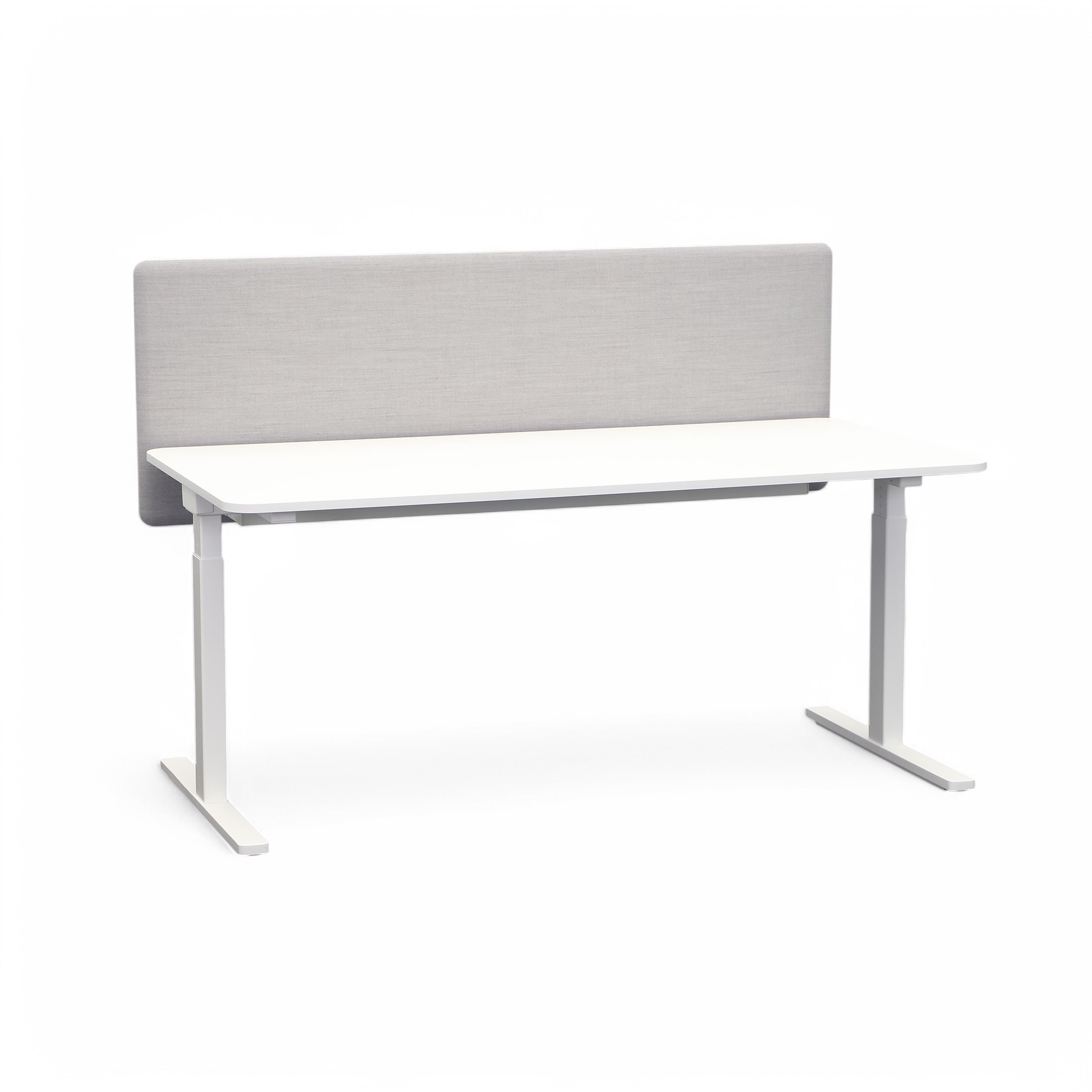 Schreibtisch Bene Level Pure mit Trennwand (Gut)