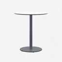 Stehtisch Lista LO, rund, mit Metallfuss (Gut, 120x120)