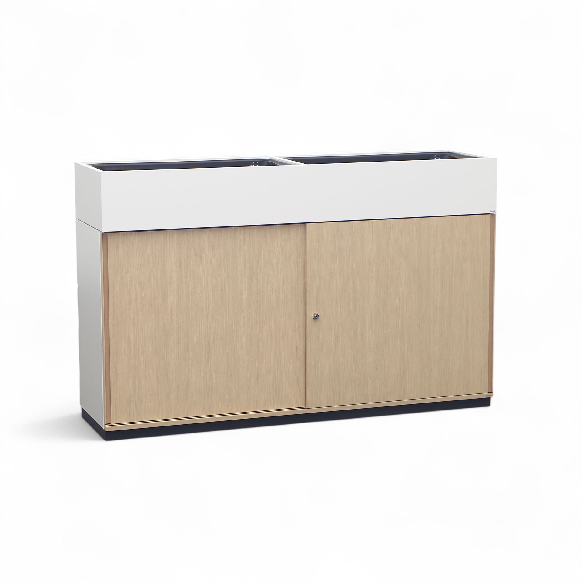 Armoire à portes coulissantes Bene avec bac à plantes (Bon, Avec clé)