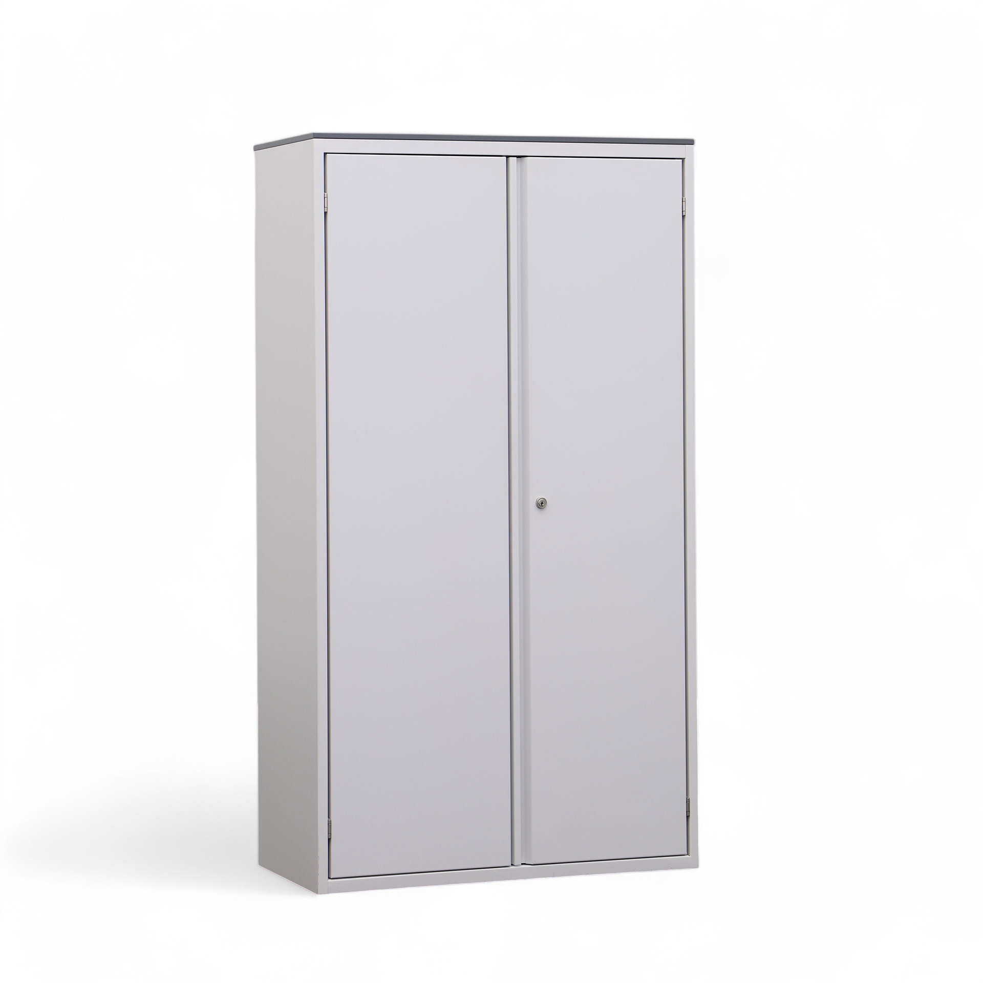 Lista LO One metal cabinet, white, filing cabinet (Good, With key)