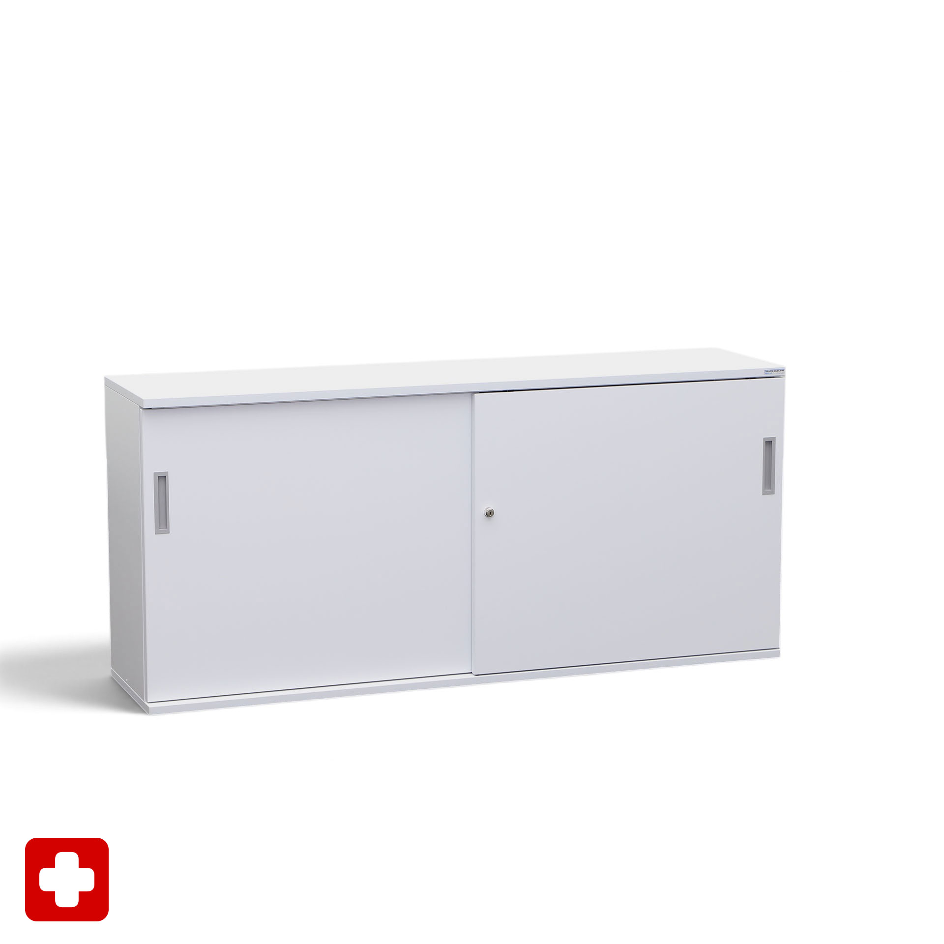 Schiebetürschränke Tradingzone Proline Weissgrau, 160.0 x 40.0 cm, Neu