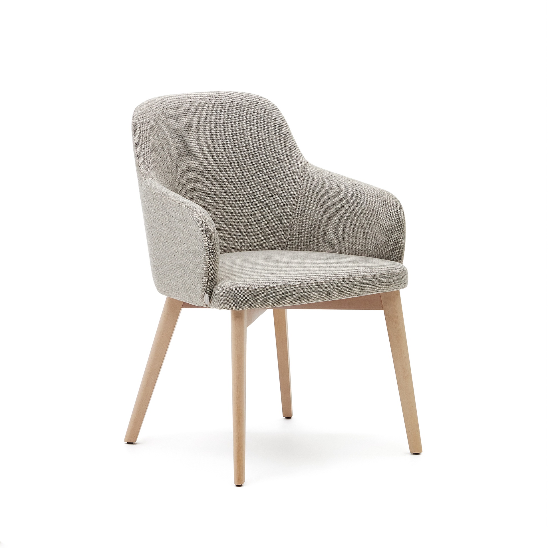 Image of Kave Home Nelida Stuhl Braun/Natürlich, Neu – Perfekt für Büro und Empfang