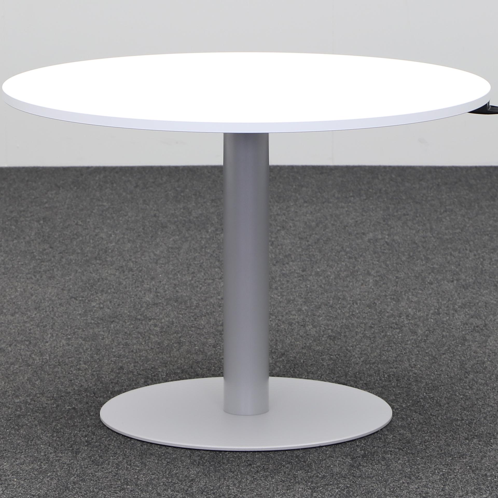 Meeting table height adjustable Tradingzone Proline (White, New)