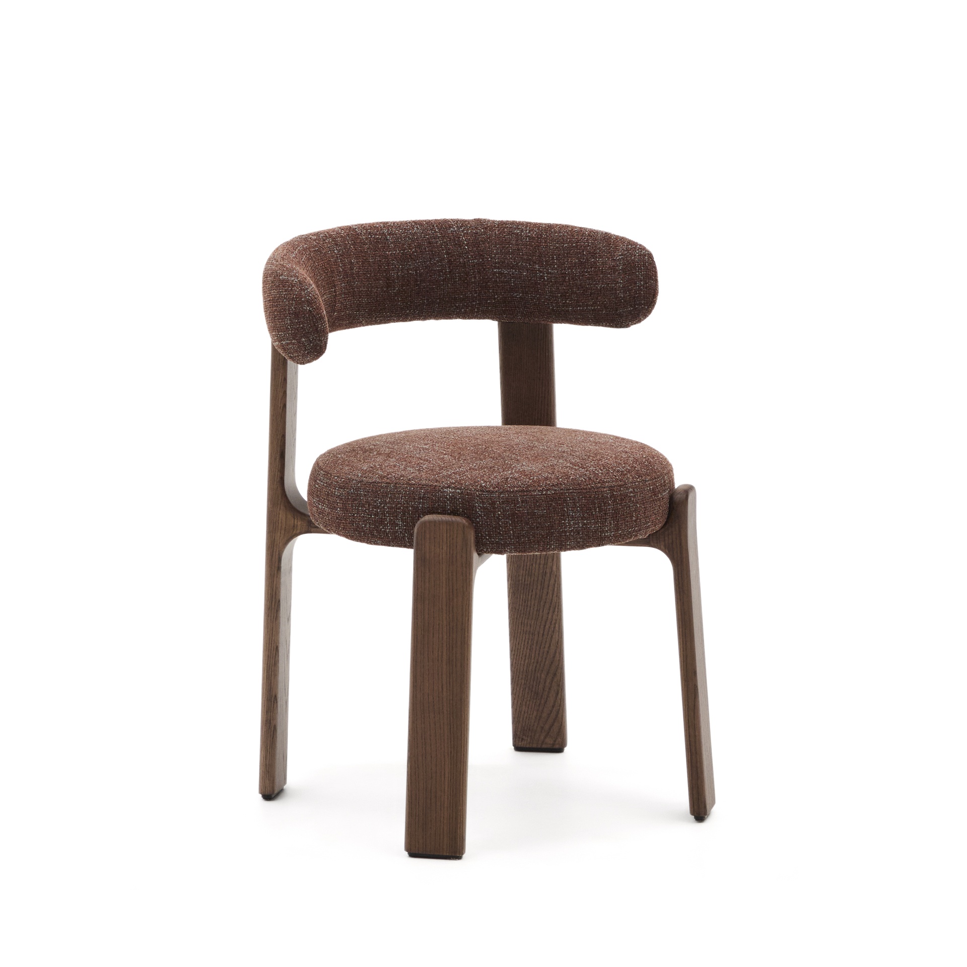 Granite Chaise de salle à manger (Marron, Nouveau)