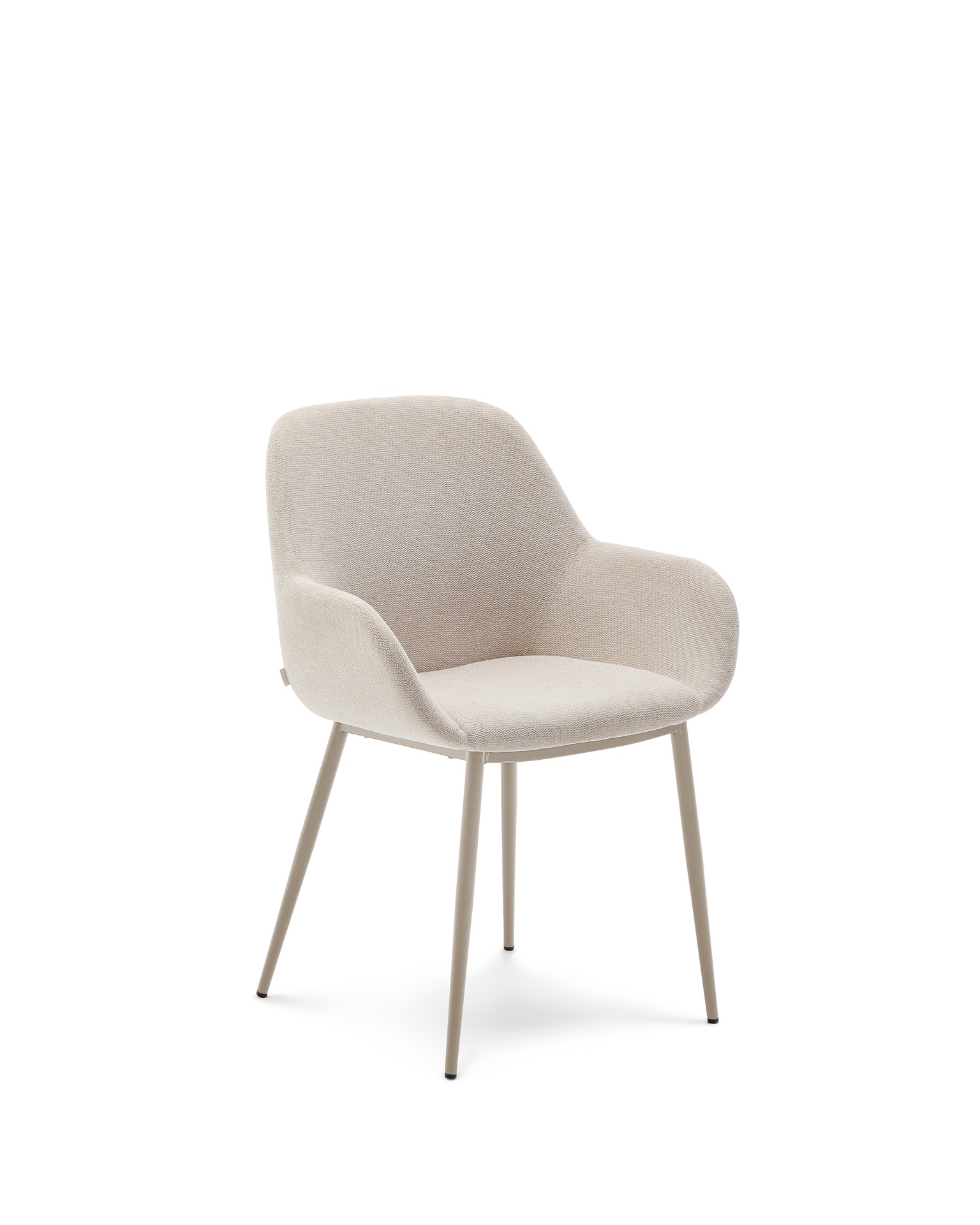 Chaise de salle à manger Konna (Crème, Nouveau)