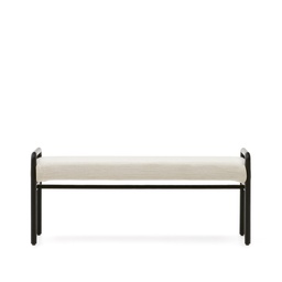Kave Home Macaret Sitzbank (Neu, Schwarz)