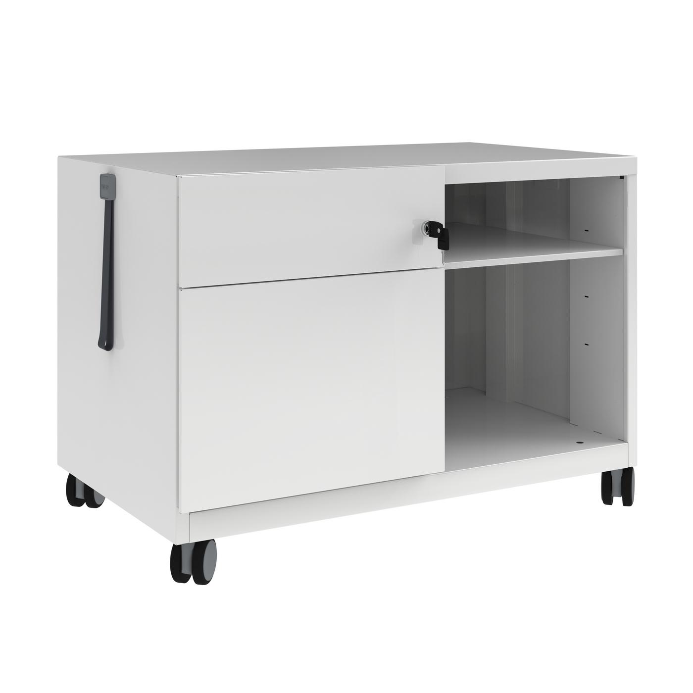 Büro Caddy Bisley Note Schublade links Weiss, Neu