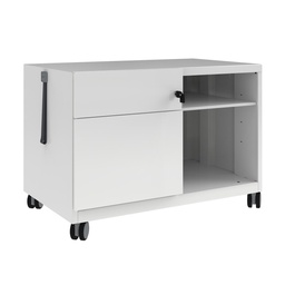 Büro Caddy Bisley Note Schublade links (Weiss, Neu, mit Schlüssel)