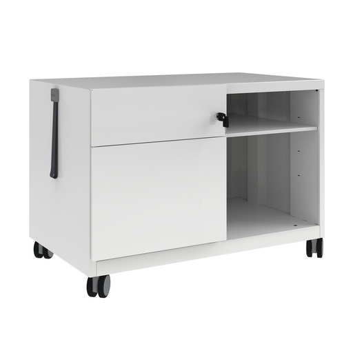Büro Caddy Bisley Note Schublade links (Weiss, Neu, mit Schlüssel)