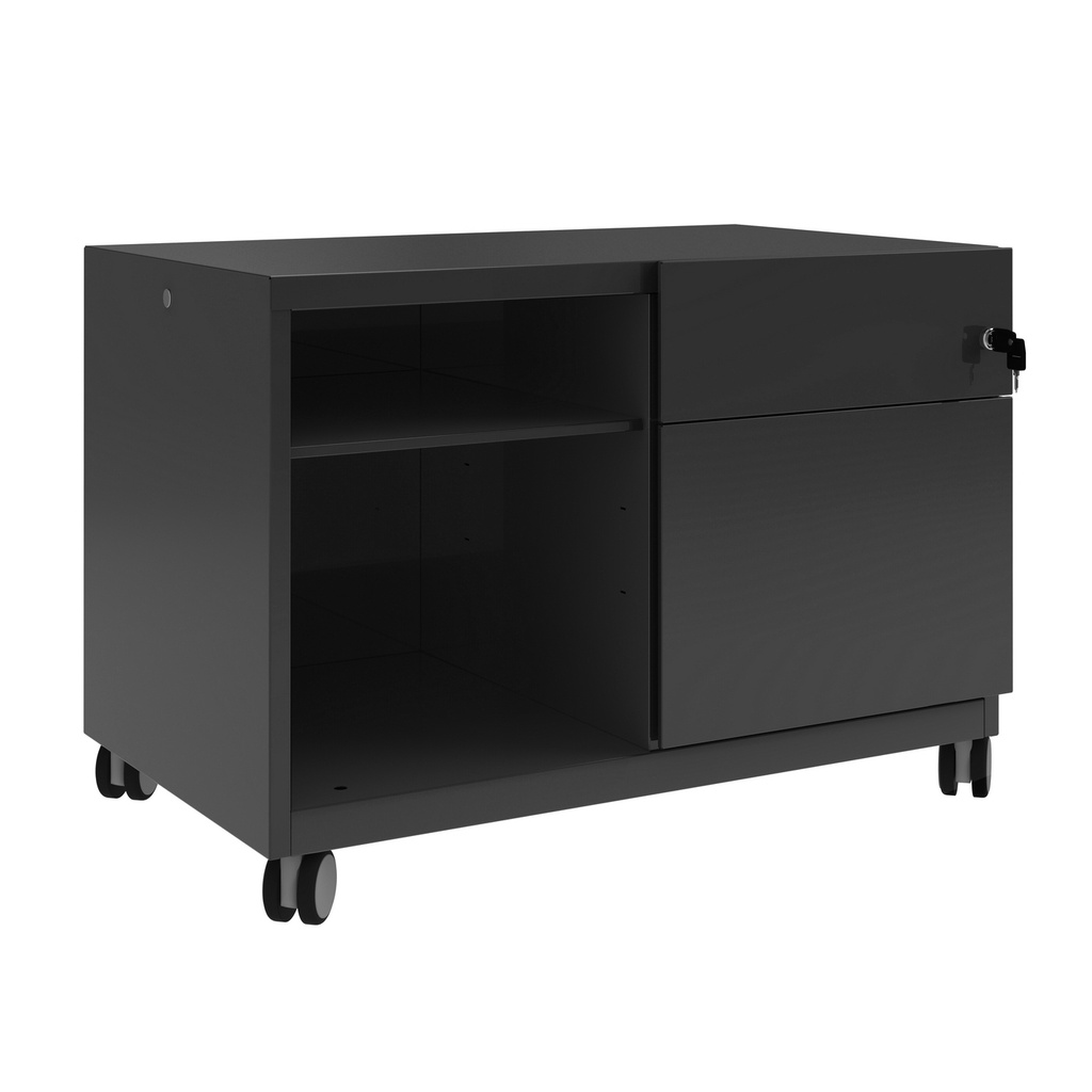 Bureau Caddys Note Bisley Noir, Très bon
