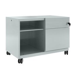 Büro Caddys Bisley Note (Sehr gut, Silbergrau, mit Schlüssel)