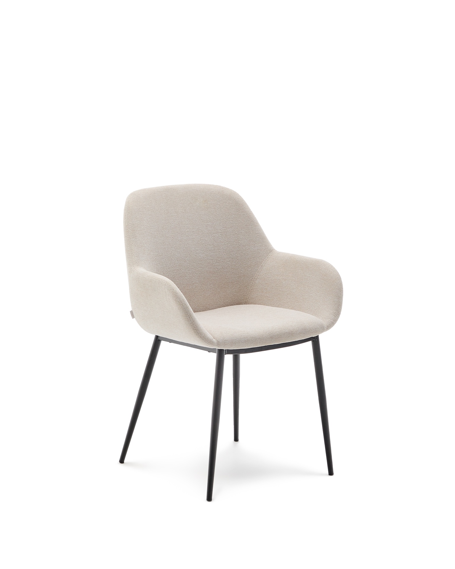 Chaise de salle à manger Konna (Beige clair, Nouveau)