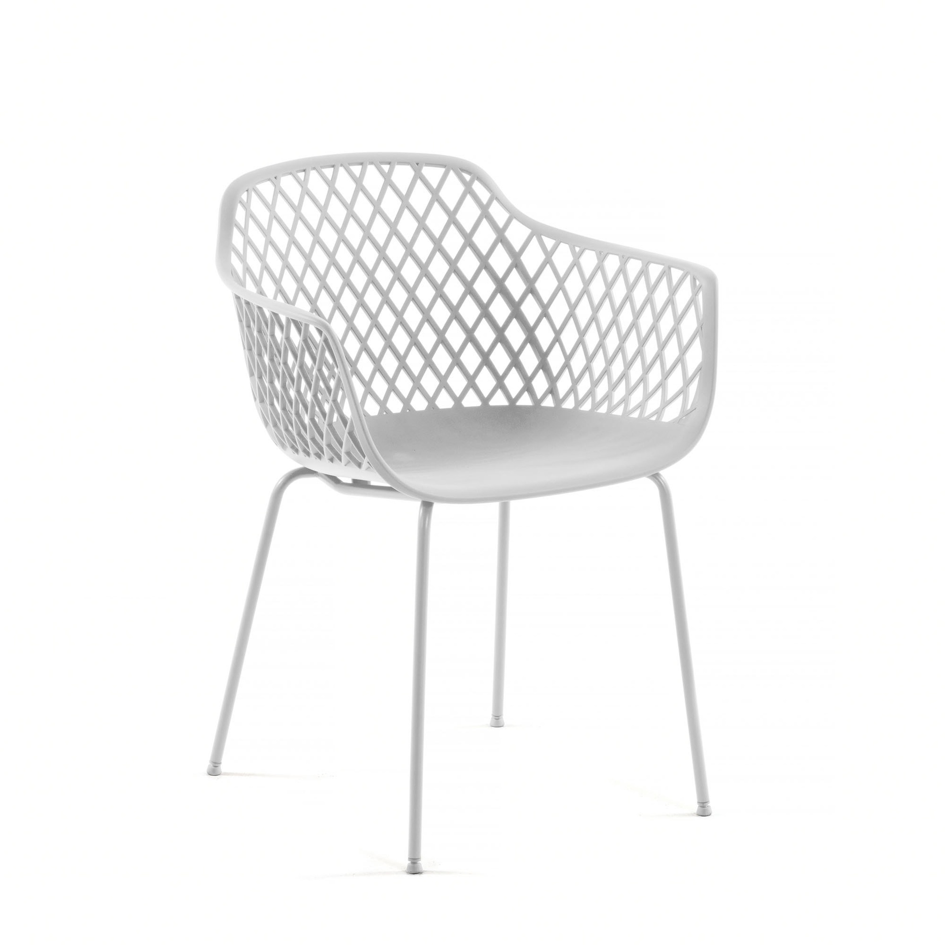 Kave Home Quinn garden chair (White, New)