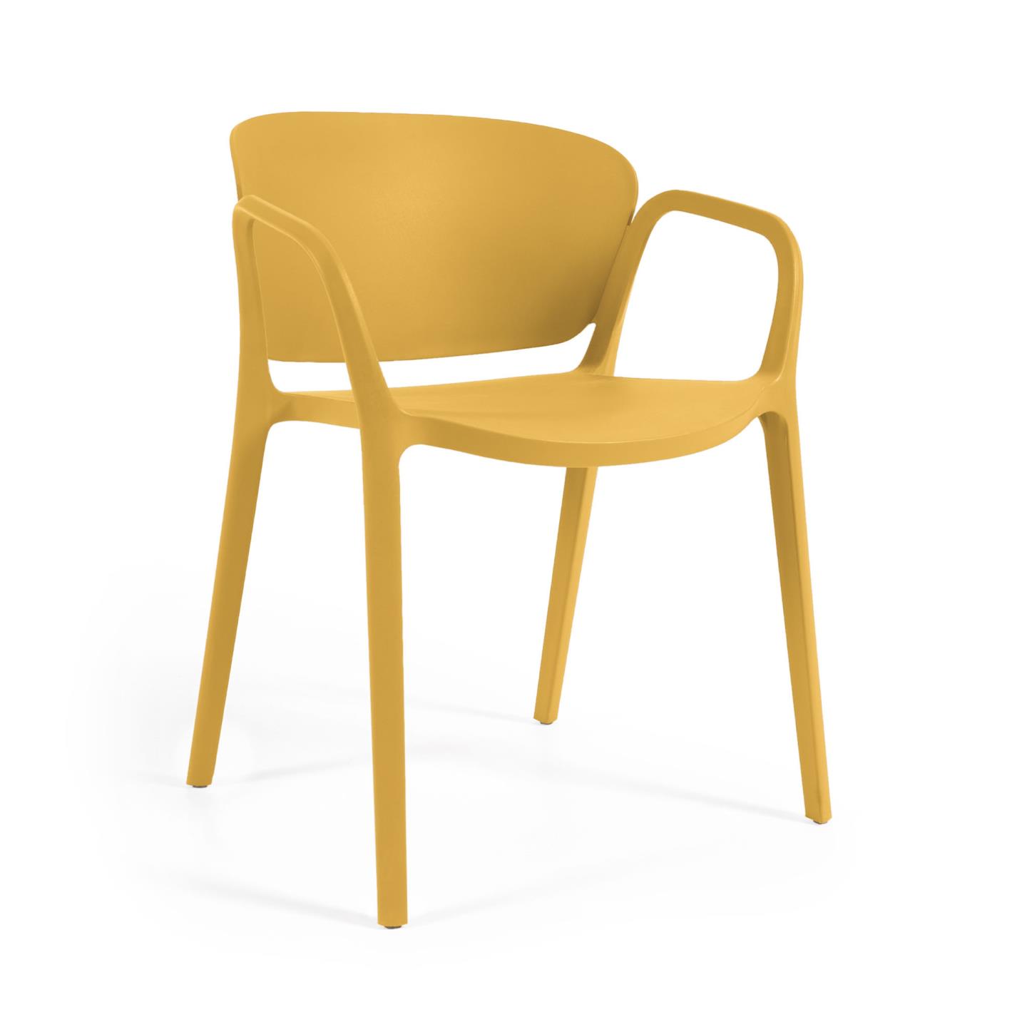 Kave Home Sedia da giardino Ania (Giallo, Nuovo)