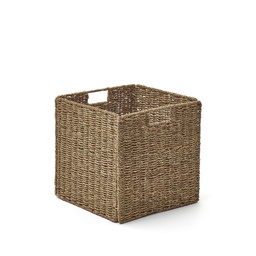 Kave Home Tossa klappbare Kiste aus Naturfasern (Neu, 32x33x32)