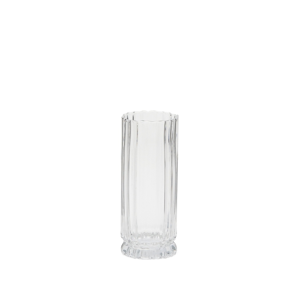 Kave Home Vase Neblan aus Klarglas 25,5 cm (Neu)