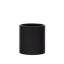 Kave Home Aiguablava Blumentopf (Neu, Schwarz)