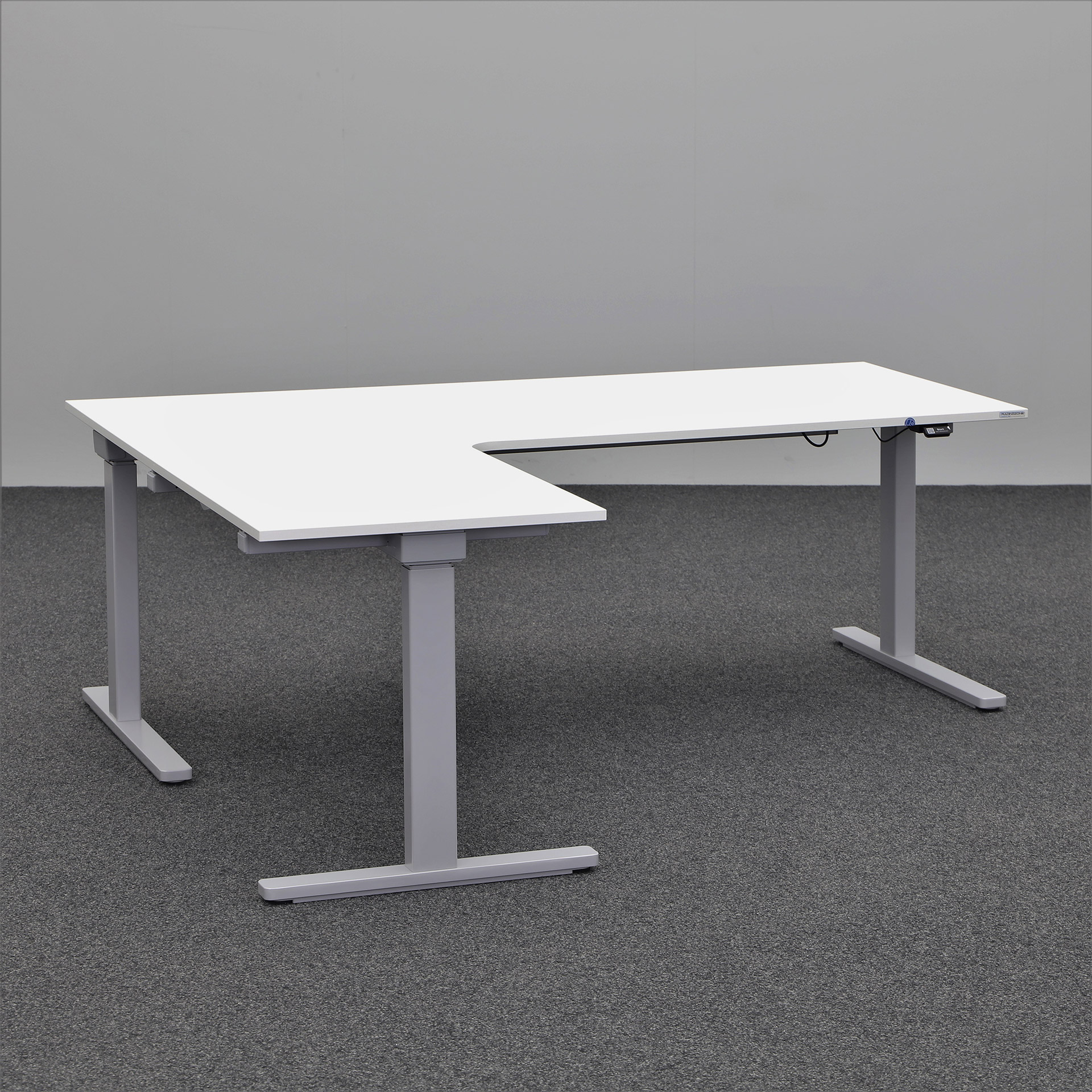 Seat/stand corner table Tradingzone Smartline short side left (Light gray, New)