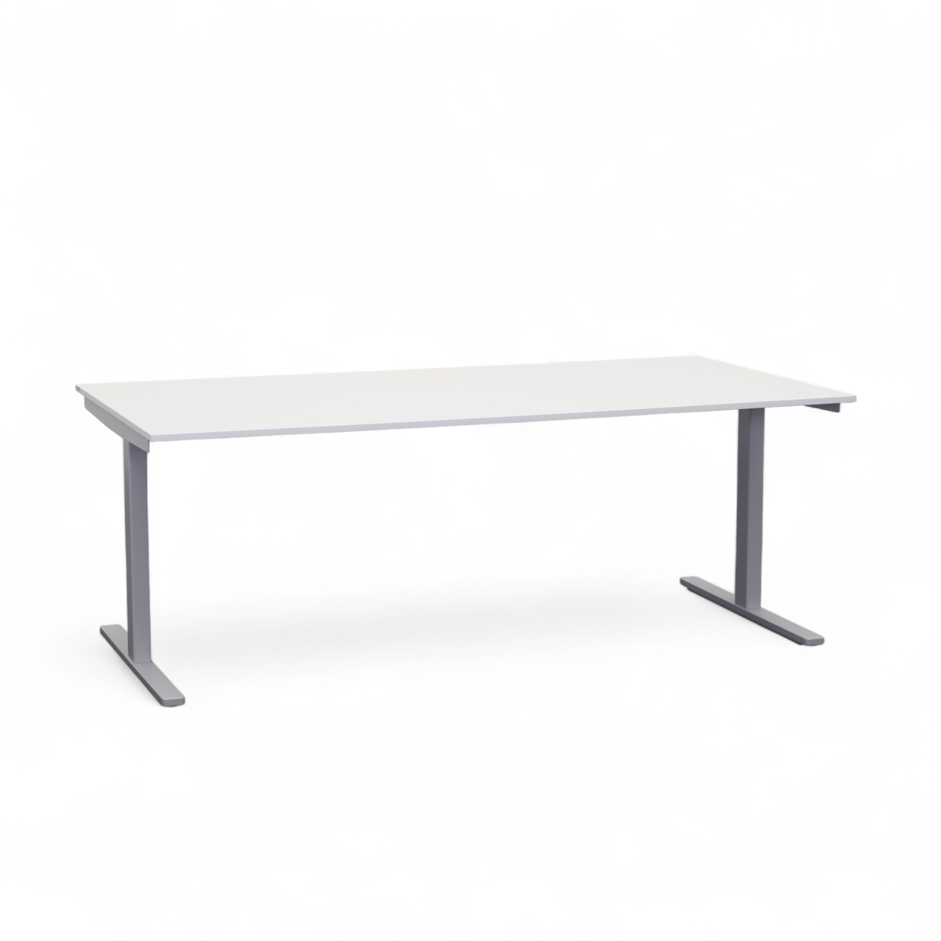 Table de réunion Tradingzone Smartline 200x100 cm, Gris clair/Gris argenté, Rectangulaire, Nouveau, Table - Haute qualité & longue durée de vie