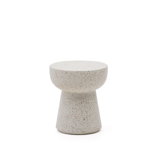 Pada Beistelltisch weisser Terrazzo Ø 40 cm (Neu)